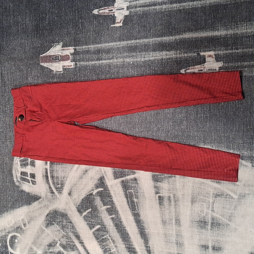 Zara XS stretch checkerboard pants